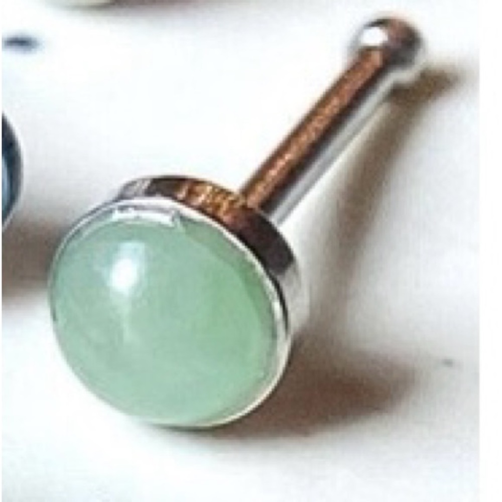 Aventurine Nose Stud